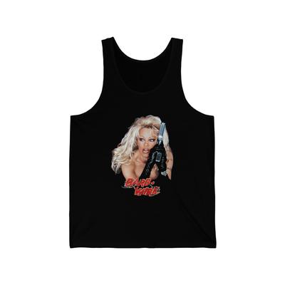 Barb Wire (Pamela Anderson Lee) - Retro 90's Movie Unisex Jersey Tank Top