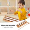 2 Tone Percussion Instrument with Mallet Musical Education Toy for Children Kids Toddle