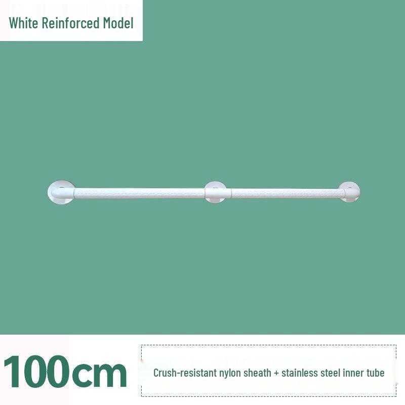 Stainless Steel Non-Slip Grab Bar for Barrier-Free Bathrooms, Ideal for Elderly and Disabled.