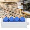 Outdoor Waterproof Socket Box with Switch Wall Power Rainproof Protection Electrical