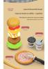 Kids' Pretend Play Fast Food Kitchen Set - Burger, Fried Chicken & Western Cuisine Cooking Toy