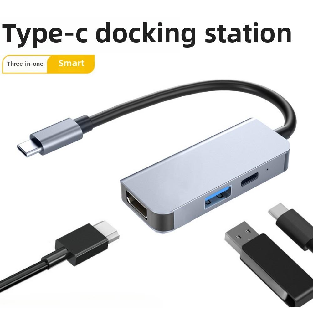 

Концентратор TypeC с разветвителем Ethernet USB для многопортового адаптера MacBook Pro 3in1 2122