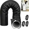 Upgraded Portable AC Hose Insulation Sleeve Air Conditioner Hose Cover Wrap Insulated Hoses Duct Vent Cover With 3 Adjustable Straps 150*53CM