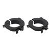 2PCS LED Headlight Base Holders Low Power Professional Design Easy Install ABS Material Headlight