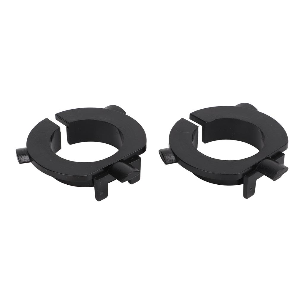 2PCS LED Headlight Base Holders Low Power Professional Design Easy Install ABS Material Headlight