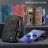 Vintage Zipper Flip Multi Cards Solt Leather Case for Samsung Galaxy Z Fold8 Fold 8 Wide Shockproof Book Stand for Magsafe Cover