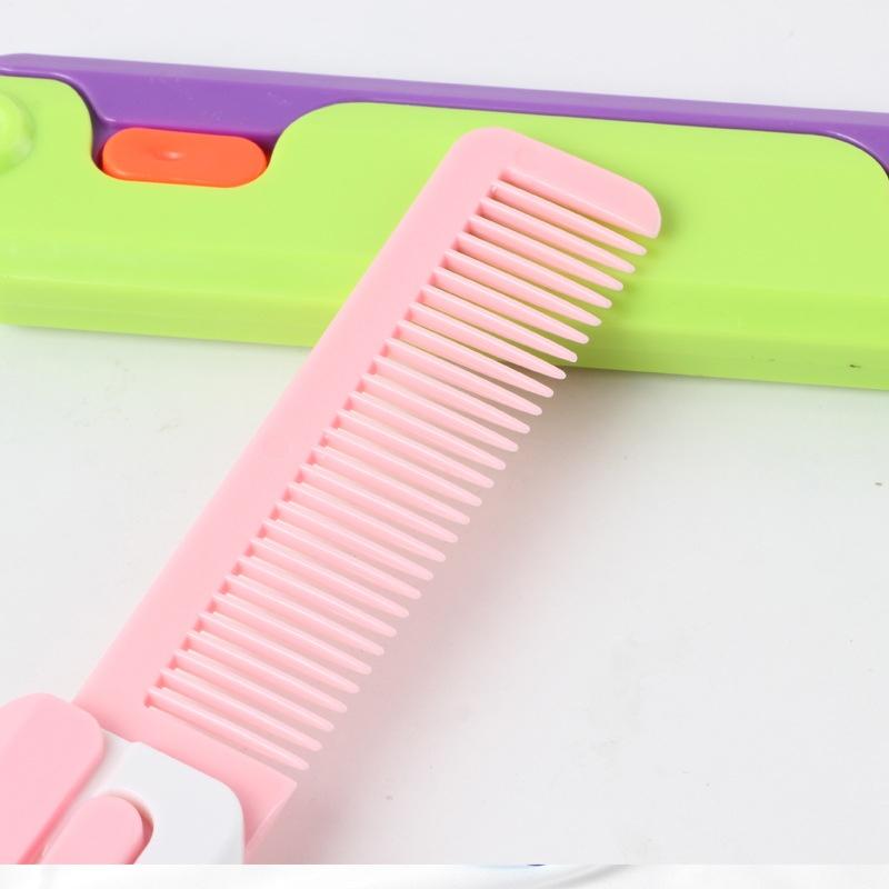 3D Gravity Straight Comb Small Radish Knife Comb Cute Stress Relief Fidget Toys Travel Out Portable Cute Model Butterfly Comb