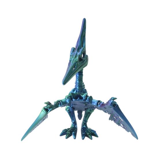3D Printed Pterosaur Dino Skeleton with Articulated Joints Dinosaur Fidget