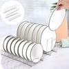 Stainless Steel Dish Draining Rack Kitchen Pot Lid Plates Storage Racks Multipurpose Shelf Bowl Drying Holder Kitchen Organizer