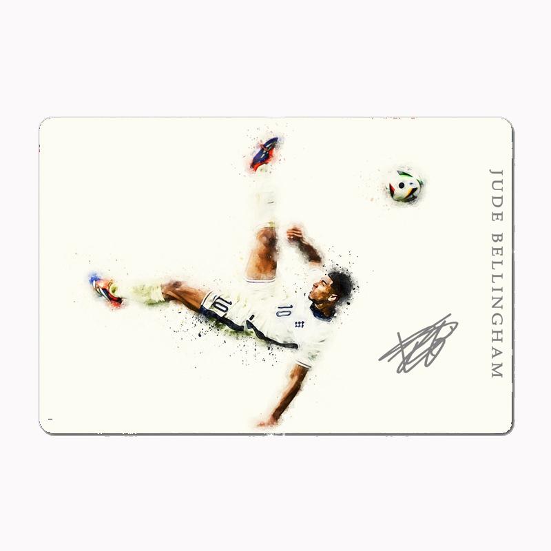 Jude Bellingham Fußball Sport Player Poster Metall Zeichen Poster Garage Zimmer Kino Wohnzimmer Custom Zinn Vintage Wohnkultur