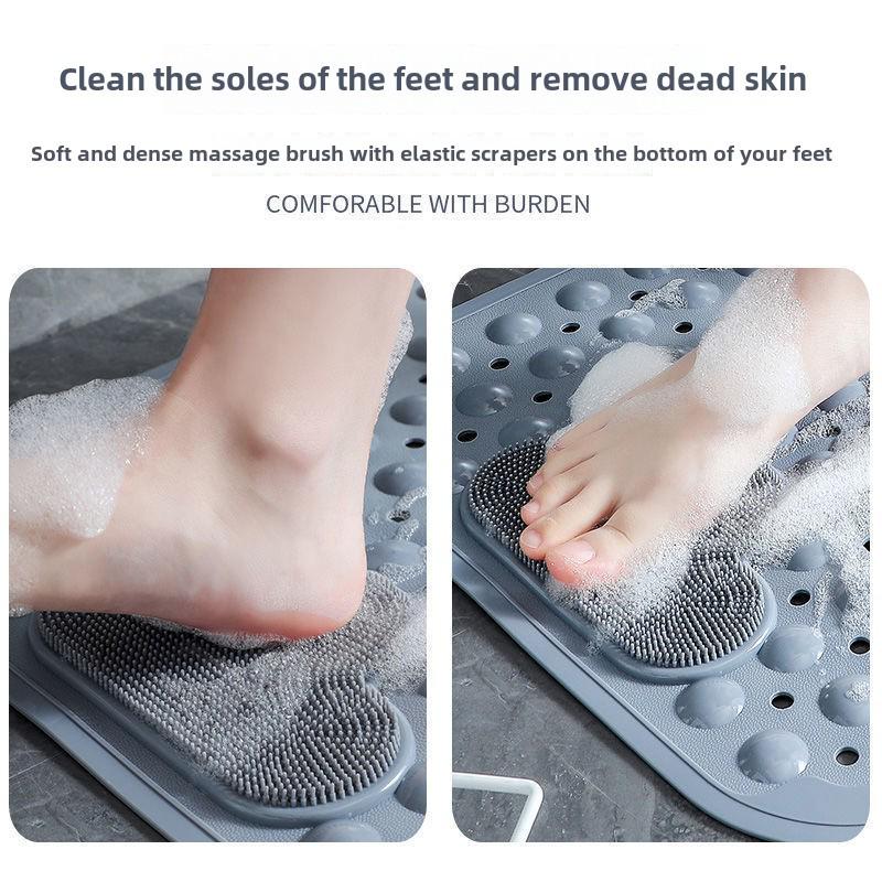 Non-Slip Massage Mat for Bath and Shower with Suction Cups, Anti-Fall Safety Mat for Bathtub & Toilet