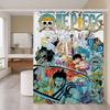 Anime O-One P-Pieces Shower Curtain, Bathroom Decorative Shower Curtain, Waterproof Shower Curtain With Hooks