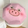 1 Stück Schweinchengesicht-Regenschirm - 8 Rippen verstärkt, Automatisches Öffnen, Leicht & Langlebig, Niedliches Modeaccessoire für Draußen - P169