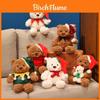 Christmas Teddy Bear Plush Toy With Dress For Holiday Decor Gift For Kids And Adults