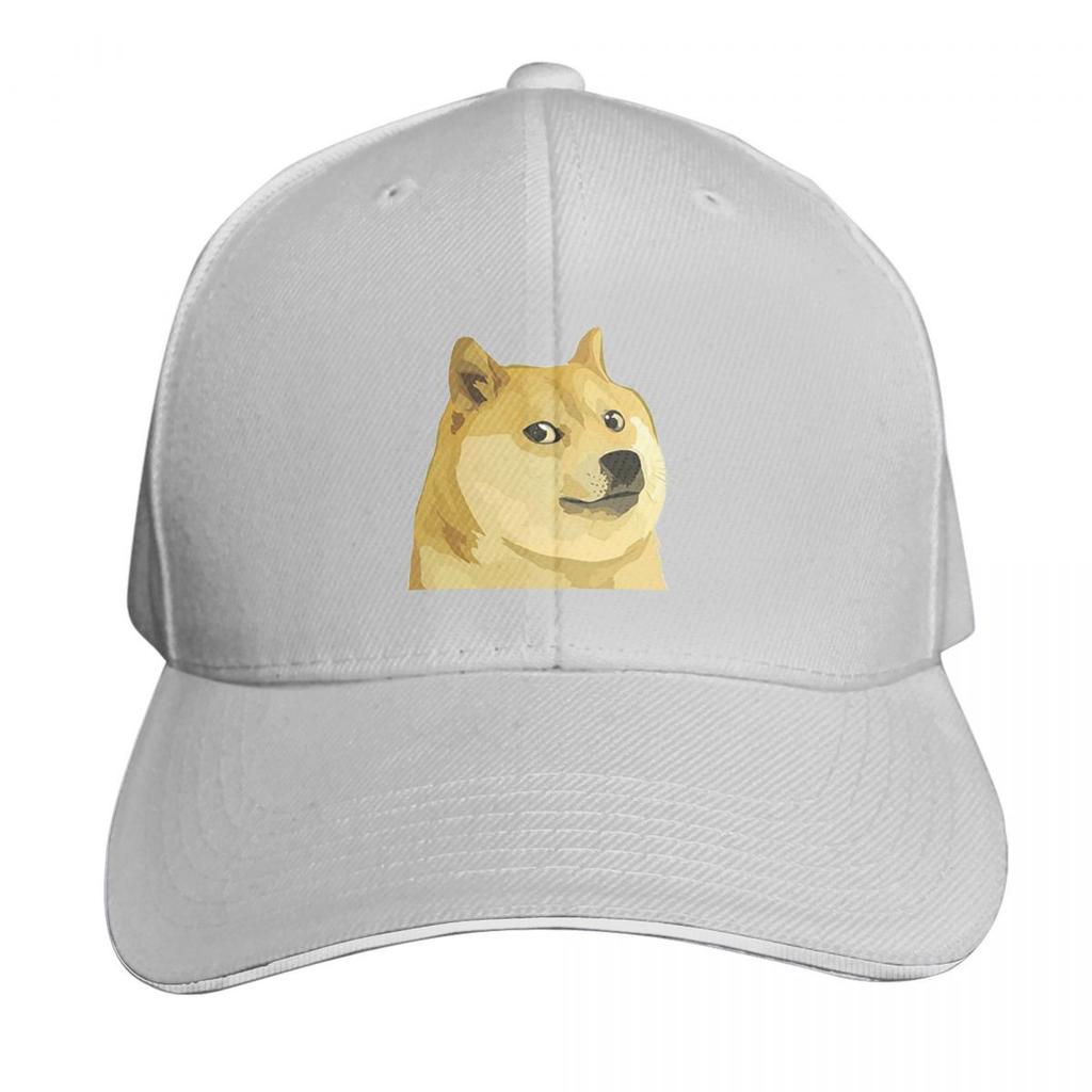 Doge The Dogecoin Funny Bitcoin Cap Fashion Casual Baseball Caps Adjustable Hat Hip Hop Summer Unisex Baseball Hats