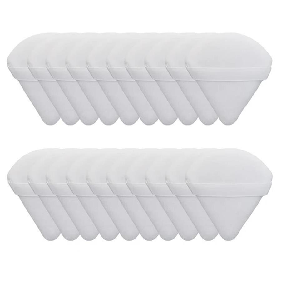 20 bucăți noi de burete triunghiular cu un machiaj moale, prietenos cu pielea și delicat, potrivit pentru utilizare acasă sau în călătorie