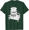 Turntable Exploded Blueprint DJ Graphic Tee Cotton Casual Short Sleeve TShirt
