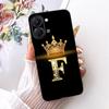 For Tecno Spark Go 3 Case Fashion Initial Letter  Phone Case Tecno Spark Go3 KN3 Pop 20 Soft Silicone TPU  Protective Couqe