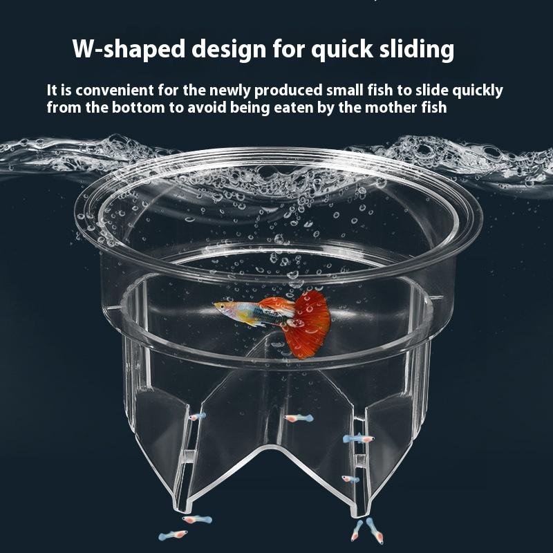 Floating Fish Breeding Isolation Box Aquarium Breeder Feeder Fish Tank Hatchery Incubator Fish Tank Transparent Incubator Box