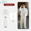 Boys' Spring Hanfu Vest Set with Embroidery - Formal Wear for Performances and Events