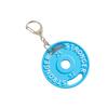 Keychain Pendant Small Barbell Charm Gym Keyring Sports Style Mini Fitness
