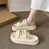 Muffin platform slippers women's summer wear new high-end casual versatile with skirt beach cool slippers