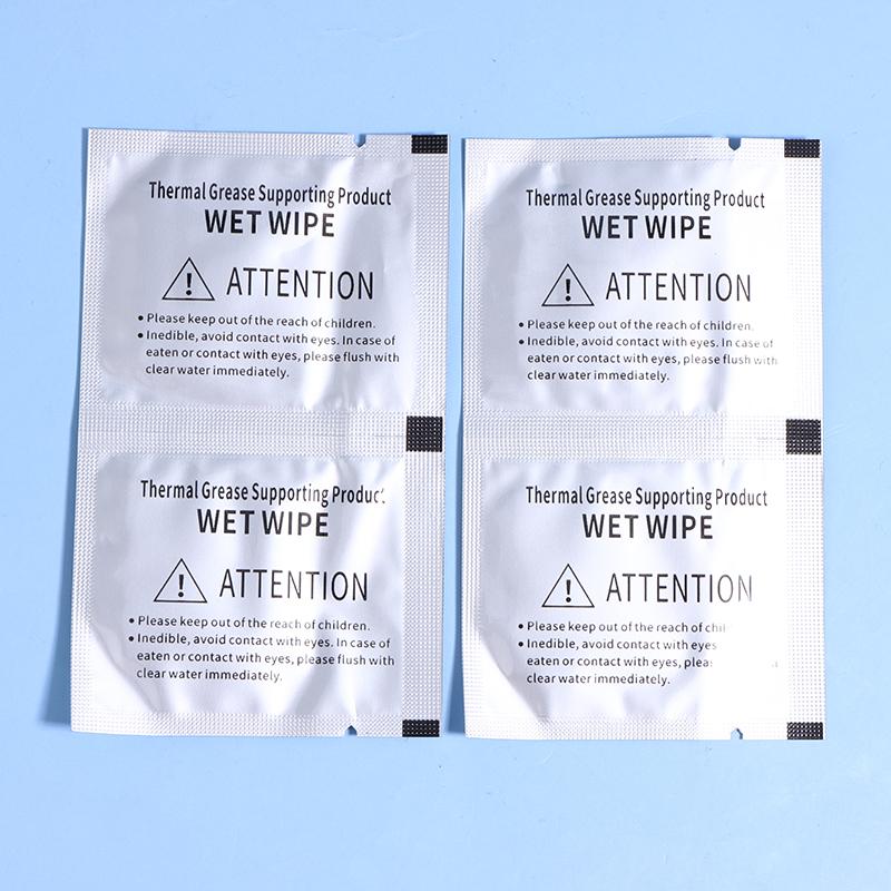 10/20 Bucăți Remover Pastă Termică Fără Impurități Șervețele Curățare Pastă Termică Pentru Radiator CPU GPU Pastă Termică