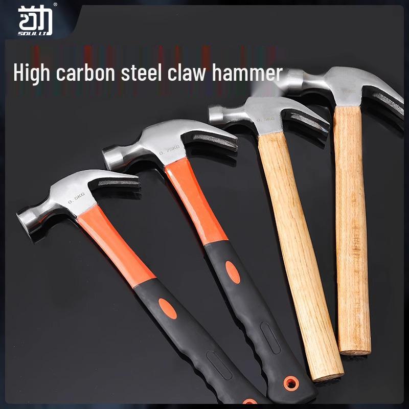 Exklusiver Newcomer Klauenhammer: Stahlkopf, Holzgriff, Nagelzieher – Ideal für Haushalts-Holzarbeiten