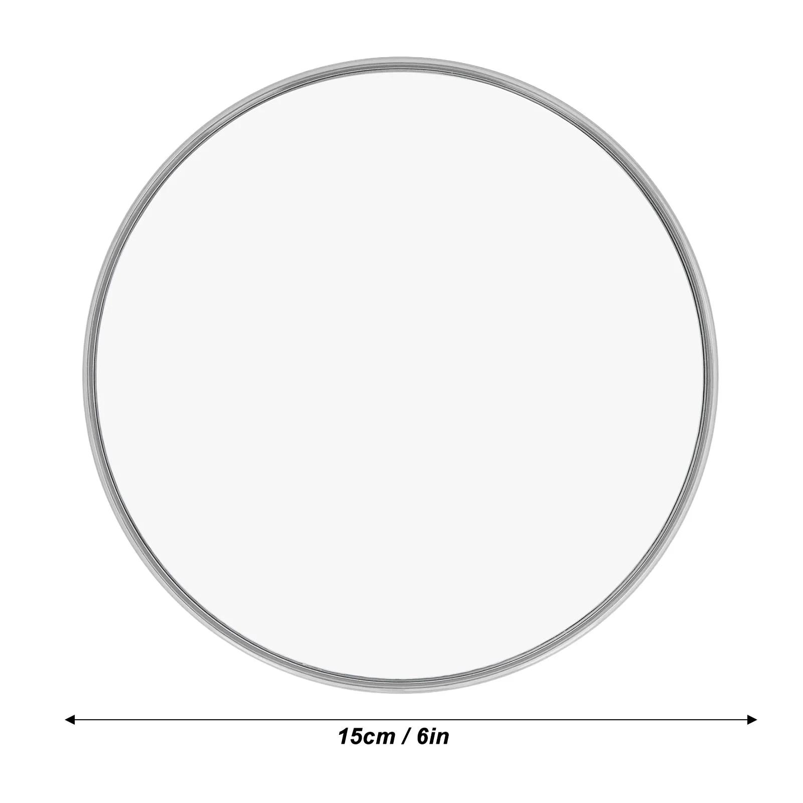 30-кратное увеличительное зеркало, одностороннее, 6 дюймов, с 3 присосками, одностороннее, круглое, для дома