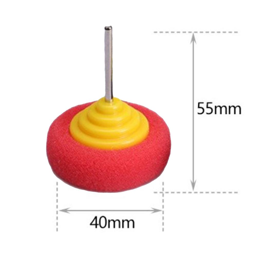 Mini Polishing Sponge Car Foam Drill Polishing Pad 3mm Shank Buffing Wheel Polishing Tools For Car Hub Steel Rim Burnishing