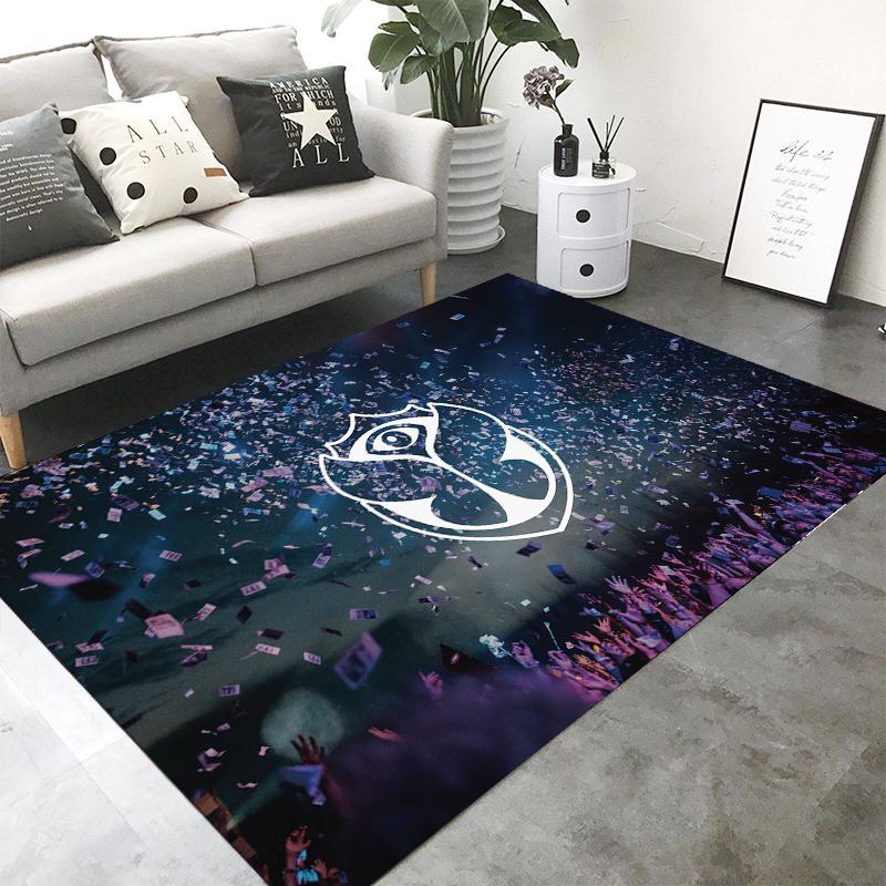 T-Tomorrowlands Festival Print Carpet for Living Room Corridor Bedroom Door Mat Entrance Non-slip Bedroom Play Floor Mat Gifts
