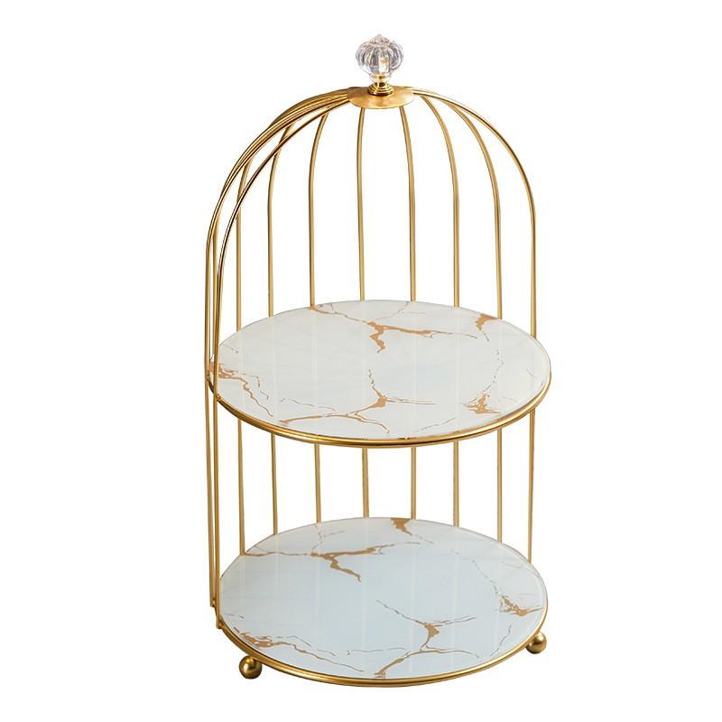 Modern Minimalist Bathroom Shelf Organizer Toiletries Makeup Jewelry On Countertop Iron Frame With Spray Coating