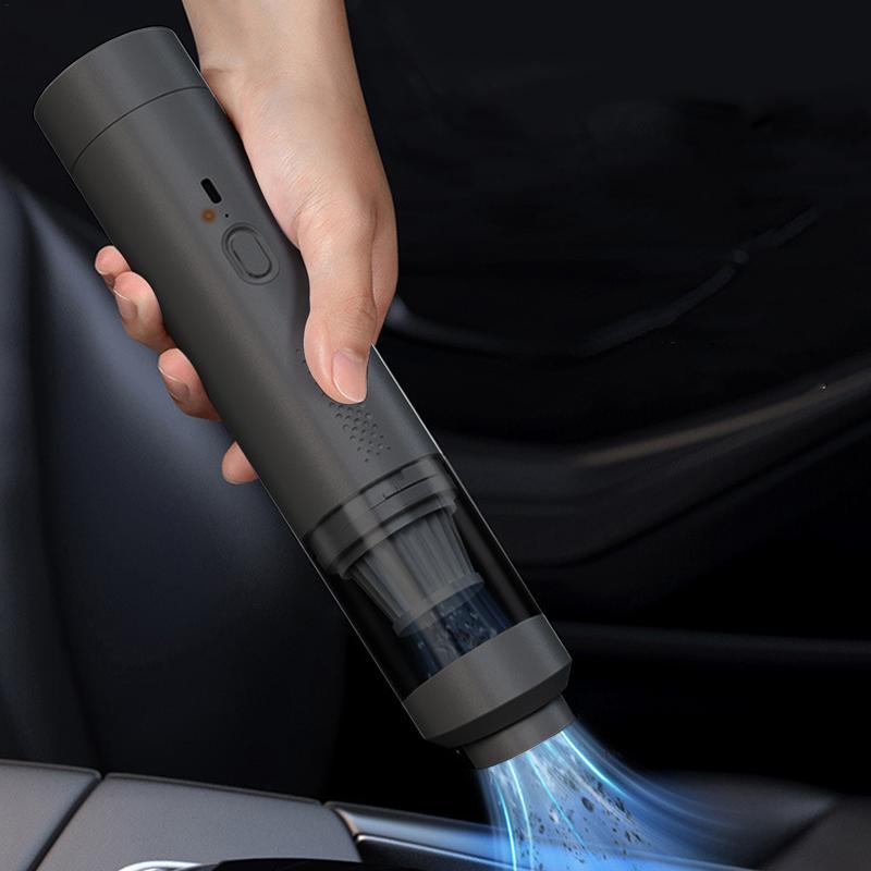 Car Vacuum Portable Cordless 200W Cordless Cleaner Small For Car Lightweight Cordless Powerful Car Vacuum 19000Pa With Cord Bag