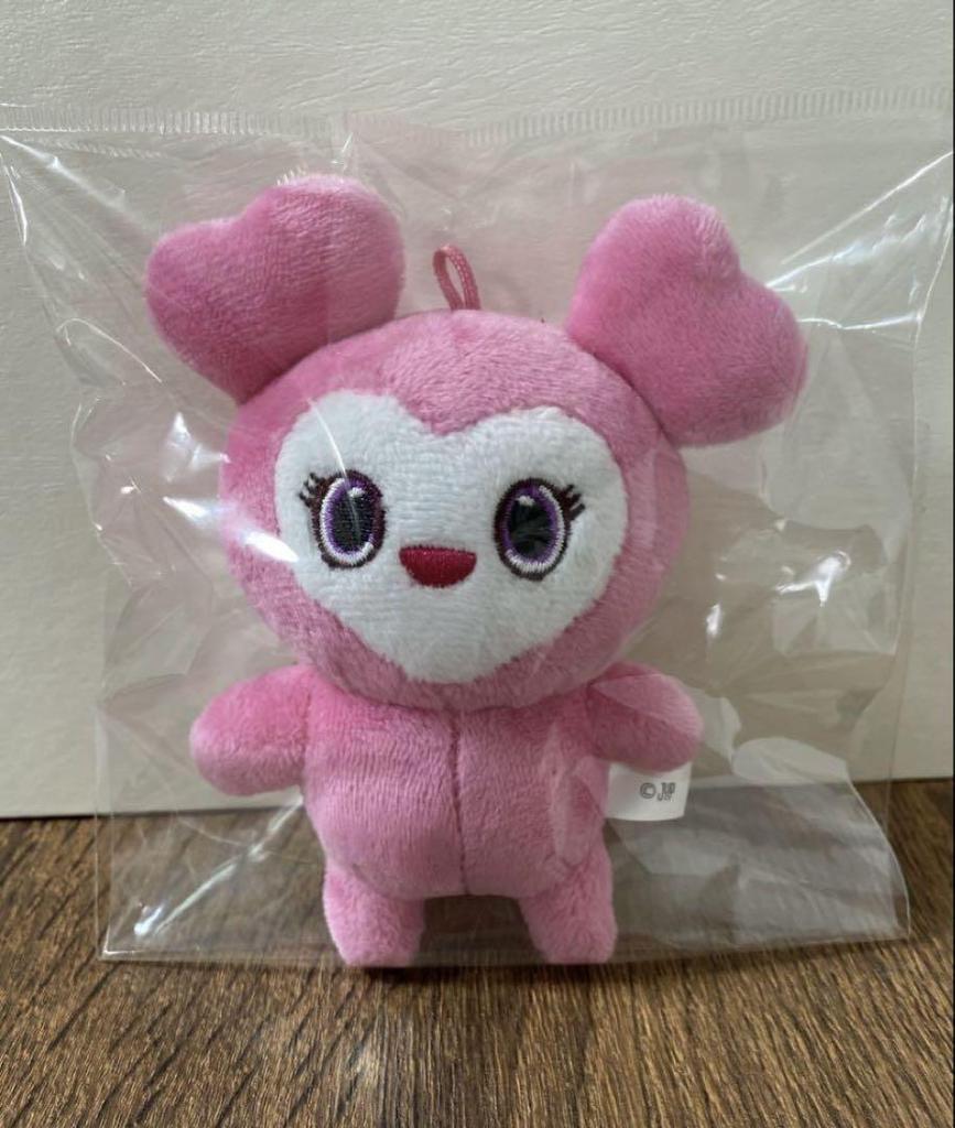 [USED] TWICE Lovely Keychain Bag Charm Mascot Pink BDZ