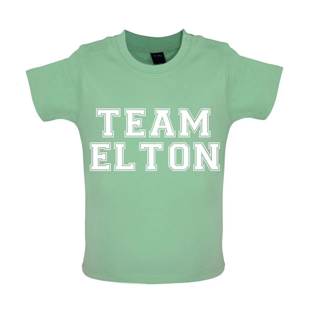 Team Elton - Baby Kids Boys Girls Unisex T-Shirt / Babygrow - Gig Concert Music Love John Rocket Man 120