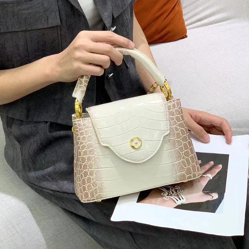 2025 Spring Fashion Women's Ostrich Pattern Crossbody and Shoulder Handbag