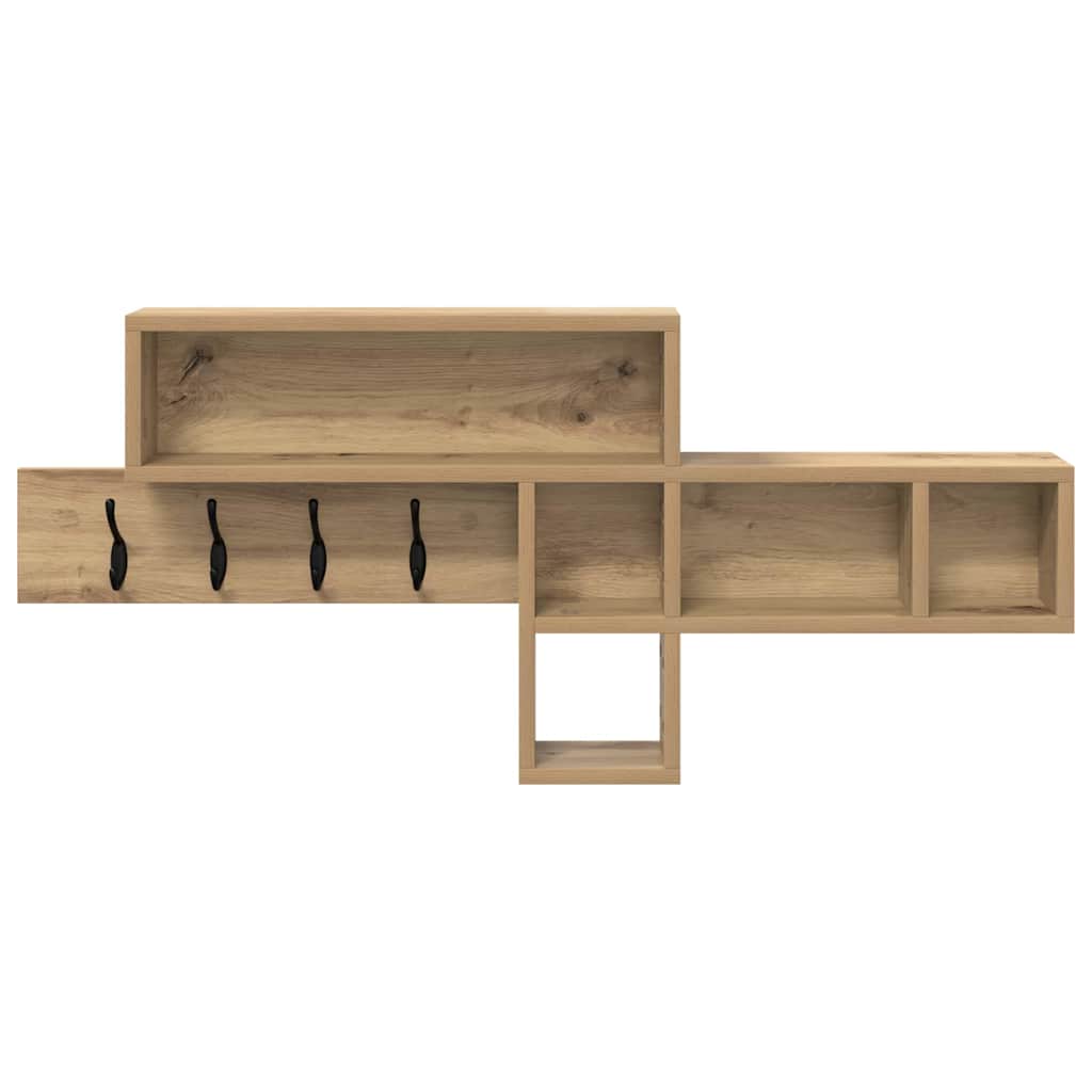 Wall Mounted Nightstand Artisan Oak 100 x 12 x 43.5 cm