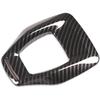 TOYCIDFG Car Gear Shift Knob Panel Cover Trim Frame for Alfa Romeo Stelvio 2020-2023 ABS Carbon Fiber Pattern Car Accessories