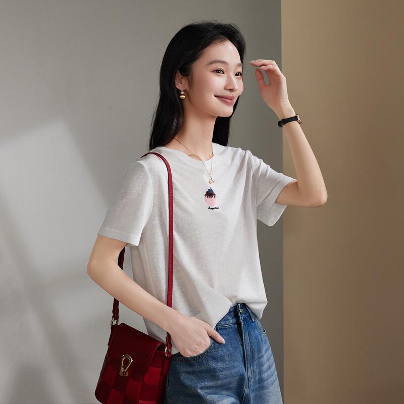 SOFSIL 2026 Summer Round Neck Short Sleeve T-Shirt