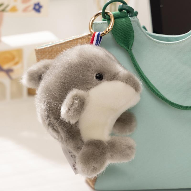 Cute Panda Plushie Backpack Pendant & Small Rabbit Hamster Toy