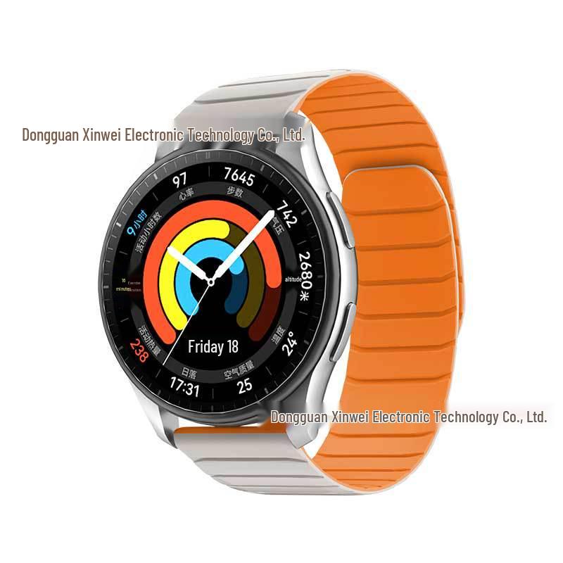 

Магнітний ремінець Xiaomi 8 Pro Caterpillar, Ремінець Xiaomi 9 Pro, Замінний ремінець Huawei GT5, Ремінець Redmi 5. Huawei Fit 3/4/4 Pro - 20MM + Black Connector