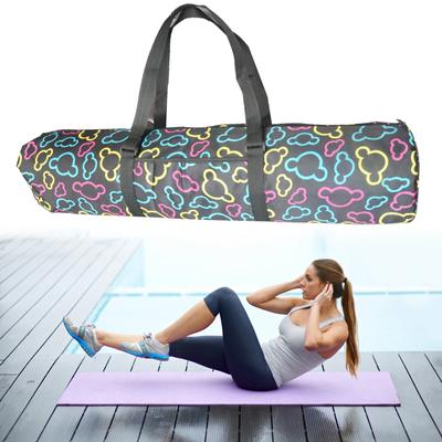 Yoga Mat Pouches Backpack Yoga Mat Carrier Bag Yoga Mat Carry Bag for Women Men with Storage Pockets Wide Shoulder Strap