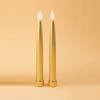 2pcs Long Candle Light Table Decorations LED Electronic Candle Lights Battery Powered Electronic Candle Lamp for Party Christmas