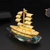 Creativity Smooth Sailing Ornament Tabletop Crafts Lucky Fortune Car Interior Decoration Home Living Room Decor Accessory