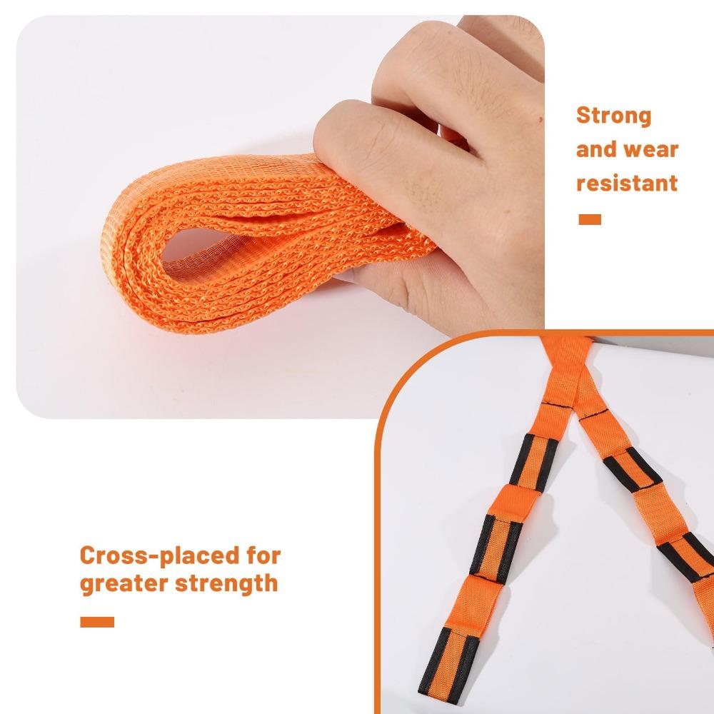 1pair Labor Saving Tie Down Straps Heavy Duty Reusable Durable for Moving Furniture Appliances Heavy Objects Lifting Transport