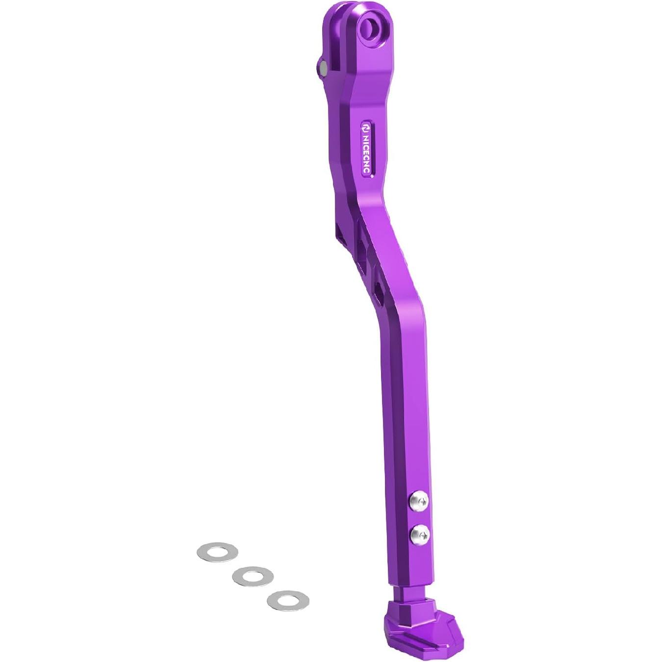 

NICECNC Black 8-32MM Adjustable Kickstand Foot Side Kick Stand Side Compatible with Surron Light bee X/S/ L1E CNC Machined Aluminum Alloy Compatible фіолетовий
