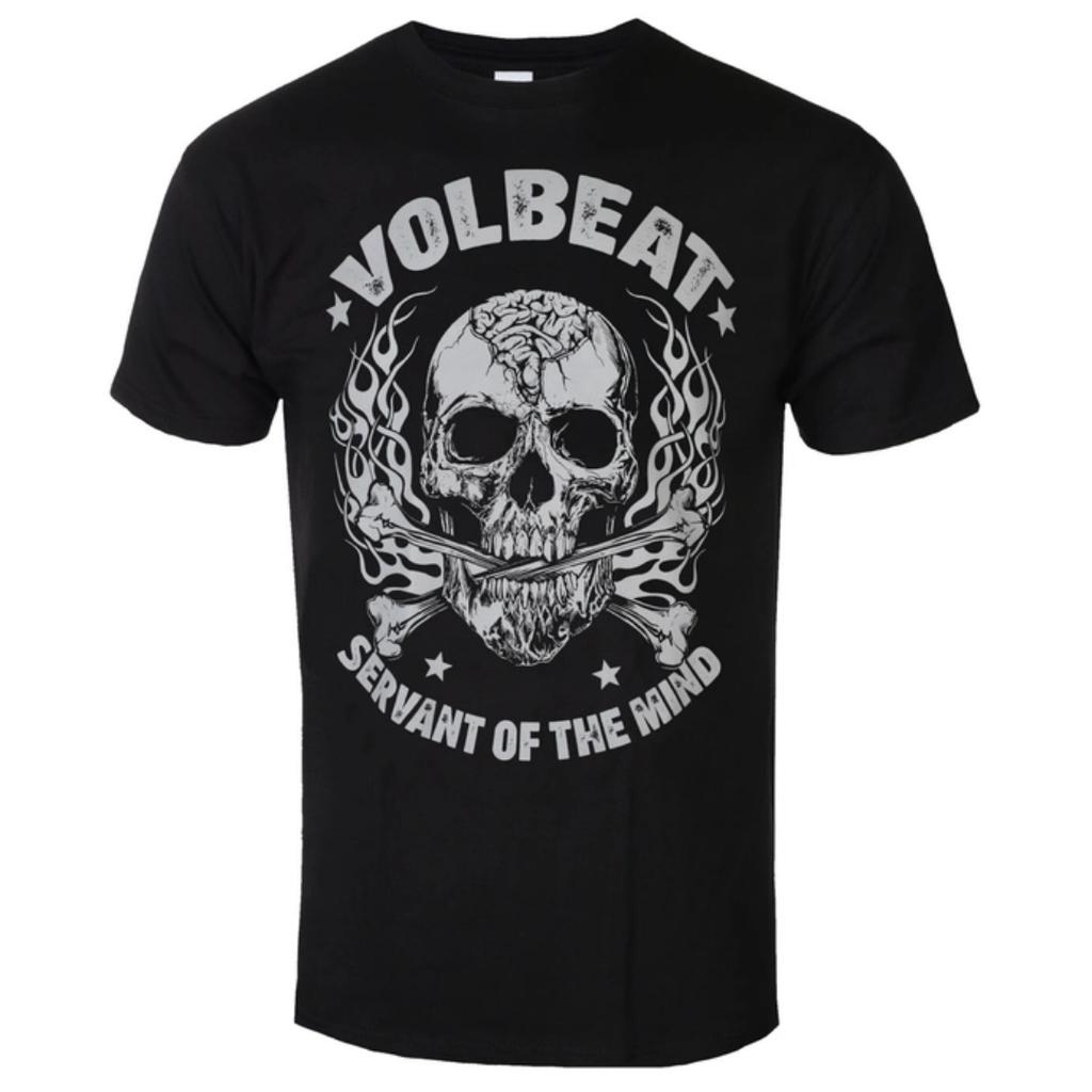 Volbeat Spark Artistic Pattern Rockabilly Metal Band TShirt Casual Street Style Cotton TShirt For Unisex And Unisex