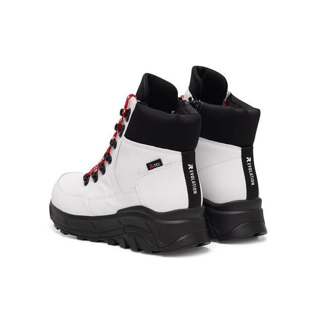 Kotníkové boty Rieker Revolution Lifestyle W0063-81 bílé