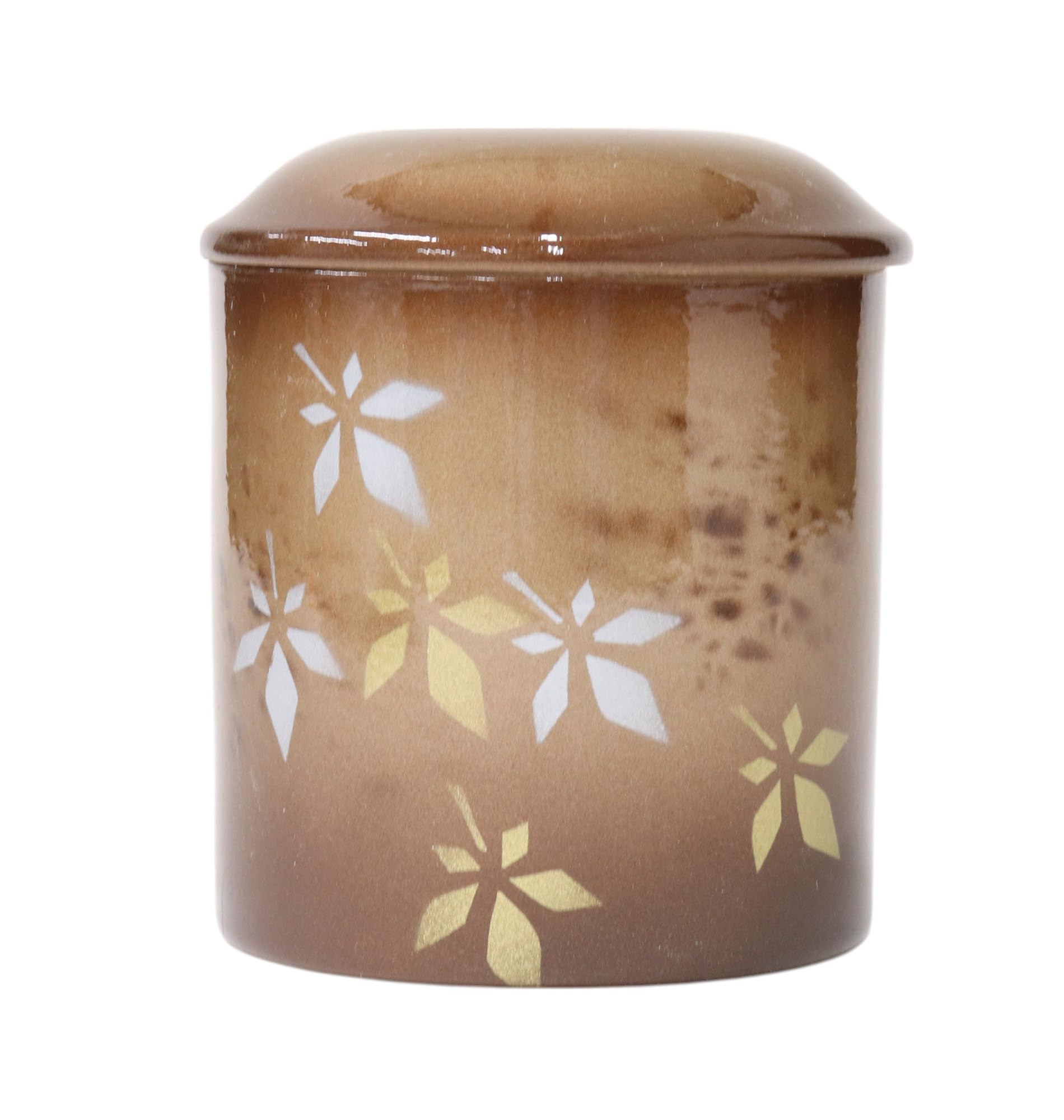 

Shikisai Urn Buddhist Altar Home Memorial Urn (Maple) [2.3 inches] Supplies,