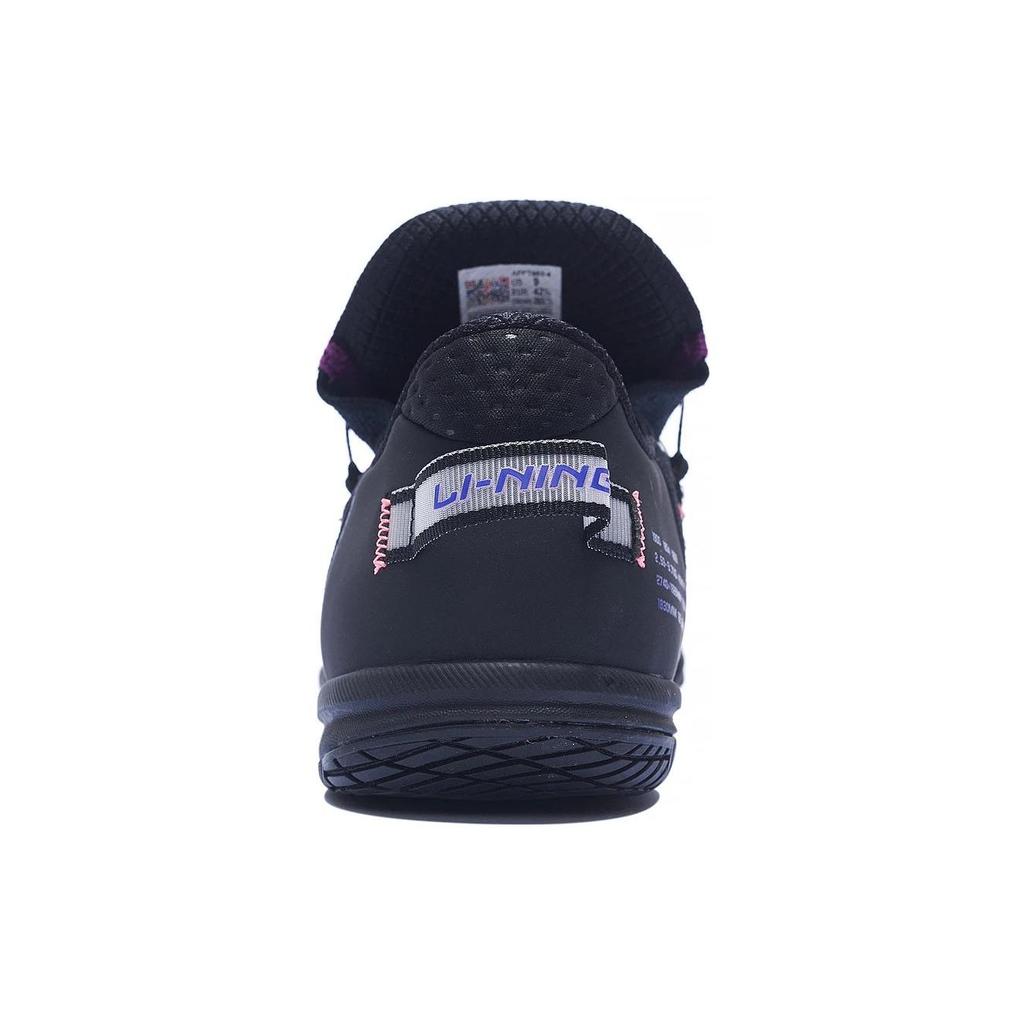 Li Ning Shock Absorbing Wear Resistant Low Top Table Tennis Shoes Unisex Shoes Black APPT003-4